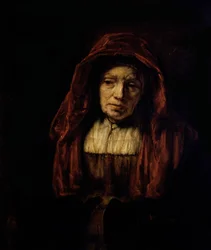 Porträt einer alten Frau